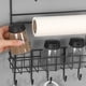 thumbnail image 4 of Toystoory Estante organizador de almacenamiento lateral para refrigerador de cocina, soporte para especias, estante para condimentos con ganchos Almacenamiento y organización del hogar Negro Toystoory HA000987-02, 4 of 6