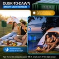 thumbnail image 4 of Solar Bug Zapper Outdoor, 4200V Waterproof Electric Mosquito & Fly Killer Lamp, Insect Trap for Patio & Garden, Green, 4 of 9