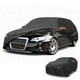 thumbnail image 1 of Funda para auto impermeable para todo clima, protección exterior completa contra el sol y la lluvia, con tiras reflectantes, negra para Subaru Legacy Hatchback, 1 of 5
