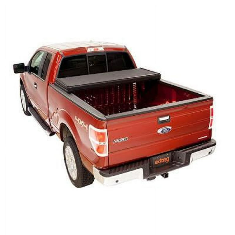 Hard tonneau sale cover with toolbox
