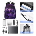 thumbnail image 4 of Easygdp Purple Hippo In Water Casual Laptop Backpack, Backpack for School, Travel, Business, 4 of 6