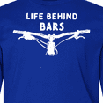 thumbnail image 4 of Inktastic Life Behind Bars Mountain Bike Long Sleeve Youth T-Shirt, 4 of 5