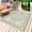 Green, variant on Orange Boho Outdoor Rug 4x6 Ft - Reversible Patio Rug Outdoor Camping Rugs, Geometric Antique Tribal Retro Ethnic Washable Indoor Outdoor Area Rugs, Non-Slip Outdoor Carpet Runner for Deck/Porch