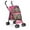 Hot Pink with White Polka Dots, variant on Magshion Foldable Lightweight Pet Trolley for Pet Cats & Dogs, 4 Wheel, Lawn Green with White Polka Dots