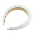 thumbnail image 7 of Unique Bargains Crystal Headband Rhinestone Hairband for Women 1.2 Inch Wide White, 7 of 7
