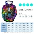 thumbnail image 5 of Rebaike Men's 3D Spider Web Hoodie Realistic Spider Pullover Sweatshirt Halloween Creepy Crawly Costume Top, 5 of 8