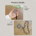 thumbnail image 6 of Multi Functional Compass Map Scale Ruler | Precision Navigation Magnetic Needle | 360 Degree Rotating Bezel | Durable Compact Portable Design | Outdoor Camping Hiking Survival Tool | 2.7"x1.8", 6 of 8