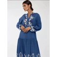 thumbnail image 7 of Printed Long Sleeve Viscose Maxi Dress, 7 of 7