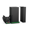 thumbnail image 3 of lanema Twin Charging Dock for X Series X, Charging Station with Game Rack Storage Organizer,Charger Stand for X Series X, 3 of 8