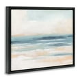 thumbnail image 4 of Stupell Industries Pastel Beach Coast Landscape Painting Black Floater Framed Canvas Art Print Wall Art, 21 x 17, 4 of 10