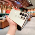 thumbnail image 2 of Compatible with Samsung Galaxy S23 Ultra 5G Case,Love Heart Pattern Electroplated Soft TPU Shockproof Protective Case Full Camera Lens Protection Cover for Samsung Galaxy S23 Ultra-White, 2 of 6