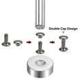 thumbnail image 4 of 200 Sets Leather Rivets 6 x 6mm Metal with 3 Setter Tools, Gunmetal, 4 of 6