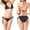 Black, variant on pstuiky Bikini Sets for Women, Women Bandeau Bandage Bikini Set Push Up Brazilian Swimsuit Beachwear Two Piece Bathing Suit for Ladies Summer Pool Party Swimwear for Women Black 6