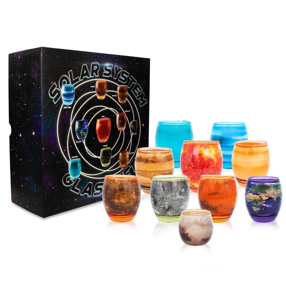 Set de cristal Surreal Entertainment Toynk Solar System 300-300 ml