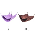 thumbnail image 2 of Methold Pet Warm Hammock Layers Winter For Small Two Comfort Pets Hammock Layers Hammock Winter Bed Pet Most Pet Pet Supplies Hábitats y jaulas para animales pequeños púrpura, 2 of 6
