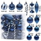 thumbnail image 3 of Wmhnj Juego de 40 adornos navideños de plstico irrompible para decorar el rbol de Navidad y las ventanas., 3 of 8
