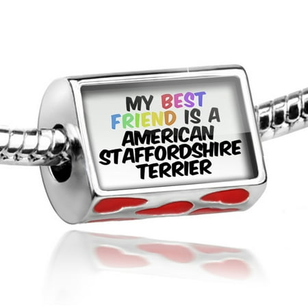 Bead My best Friend a American Staffordshire Terrier Dog from United States Charm Fits All European (Best Food For American Staffordshire Terriers)