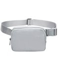 thumbnail image 1 of Riñonera de nailon impermeable para el pecho, para deportes al aire libre, correr, riñonera cruzada para hombres y mujeres, 1 of 4