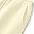 thumbnail image 6 of Dagugfen Sweatpants for Men Drawstring Elastic Waist Full Length Fleece Warm Athletic Pants with Pockets(XL,Beige), 6 of 6