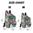 thumbnail image 2 of FORMRS Mini Backpack Purse for Women Travel Daypack Casual Shoulder Bag, Green Floral, 2 of 7