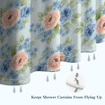 thumbnail image 6 of Pioneer Flower Floral Print Pattern Shower Curtain 36"x72", Bathroom Decorative Shower Curtain Set with 12 Hooks, Waterproof Washable, 6 of 6