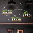 thumbnail image 4 of Adhesivo de pared HUOGUO para planta, maceta, tienda, puerta de cristal, cafetería, 45 x 60 cm, 4 of 5