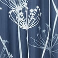thumbnail image 3 of iDesign Slate Blue Floral Polyester Shower Curtain, 72" x 72", 3 of 3
