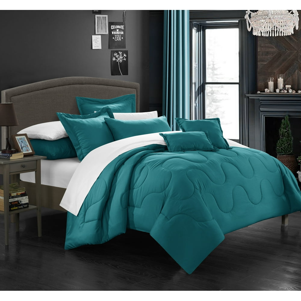 Chic Home 7 Piece Direllei Bedding Basics, Down Alternative Solid color