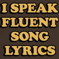 thumbnail image 3 of CafePress - I Speak Fluent Song Lyrics Dark T Shirt - 100% Cotton T-Shirt, 3 of 4