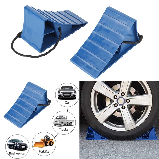 Tire Stop Block, Tire Stopper High Strength Lightweight Portable For Forklifts For Motorcycles For Jacks For
