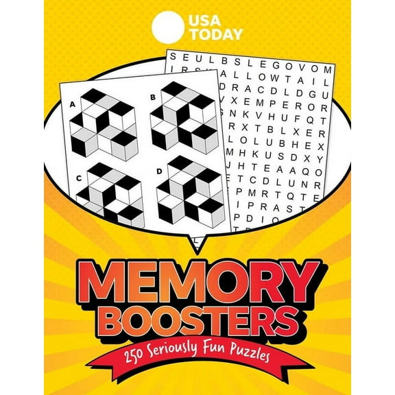 USA Today Puzzles USA Today Memory Boosters: 250 Seriously Fun Puzzles, (Paperback)