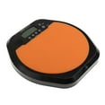 thumbnail image 4 of Practice Drum Pad Drummer Pad Training Orange Metronome Instrument Music, 4 of 7