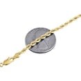 thumbnail image 4 of 10K Yellow Gold Mens Ladies D/C Hollow Rope Chain Necklace 3mm 28 Inches, 4 of 5