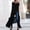 Black, variant on Casual Tops for Women Solid Loose Cold Shoulder 3/4 Sleeve Side Slit Hem Casual Long Length Light Summer Ladies Top
