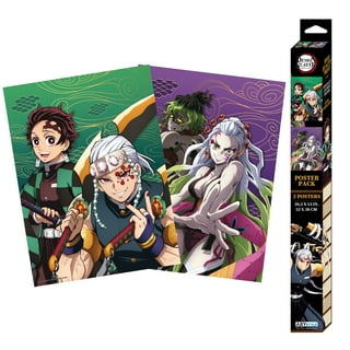  ABYSTYLE Demon Slayer Kimetsu No Yaiba Series 3 Unframed Boxed  Poster Set 15 x 20.5 Includes 2 Mini Posters Anime Manga Wall Art Prints  for BedroomOffice Room Decor : Office Products
