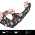 thumbnail image 3 of Lsque Cute Santa Claus Gift Cooling Arm Sleeves for Men & Women -Compression Sleeves to Cover Arms for Working,Sun Sleeves for UV Protection,Breathable, Moisture-Wicking, 3 of 8