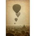 thumbnail image 2 of Kimberly, Allen 11x14 Gold Ornate Wood Framed with Double Matting Museum Art Print Titled - Hot Air Balloon Ride, 2 of 4