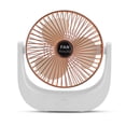 thumbnail image 3 of Ventilador de escritorio Zulema portátil 3 velocidades Oro, 3 of 8