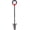 Red, variant on Garden Shovel, Heavy Duty Steel Spade with Serrated Blade for Digging and Root Cutting