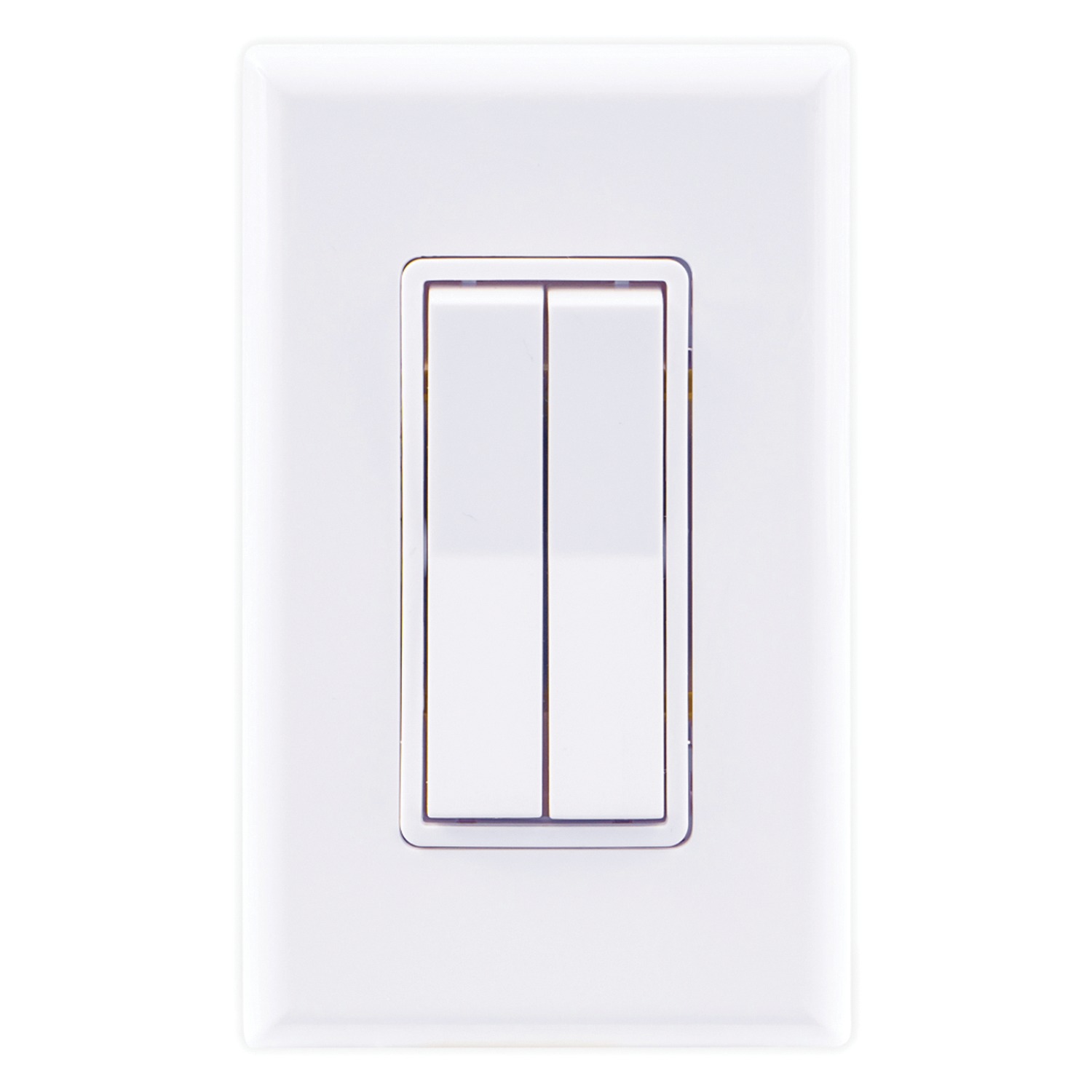 RunLessWire RW9-S2KWH 3-Way Wireless Light Switch Kit with 1 Controller and 2 Light Switches (White)