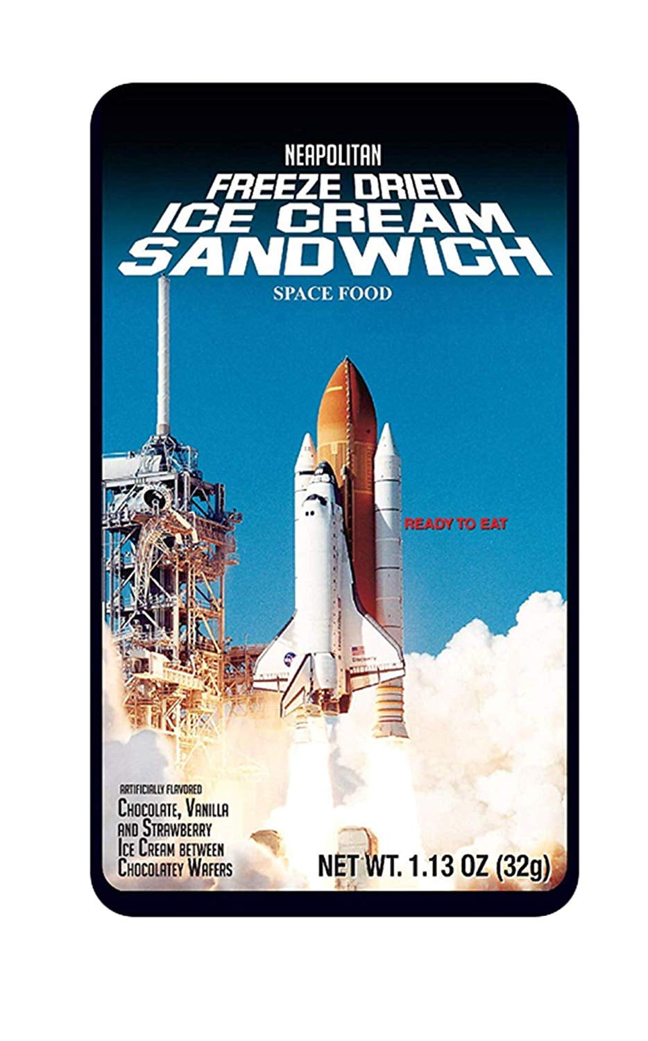Astronaut Ice Cream Freeze Dried Neapolitan Sandwich (ChocolateVanilla