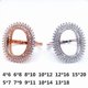 thumbnail image 1 of MeiBaPJ Inlay Multi Size Oval Gemstone S925 Sterling Silver DIY Empty Ring Holder for Women Fine Charm Wedding Jewelry, 1 of 5