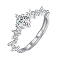 thumbnail image 1 of Hearth & Gear Fashion All- Open Cold Wind Small Ring Ring Jewelry Rings for Teens Girls Fashion Ring Set Rings for Teen Girls Pack Womens Rings Statement Ring Set Middle Finger Necklace Preppy Rings, 1 of 7