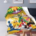 thumbnail image 7 of Power Rangers Fleece Blanket Super Soft Cozy Throw Blanket Fuzzy Comfy Flannel Blanket Warm Plush Blankets And Throws For Couch, Sofa, Bed 60"X50", 7 of 7