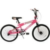 20" Girls' Pretty in Pink BMX Bike (metallic pink/gray)