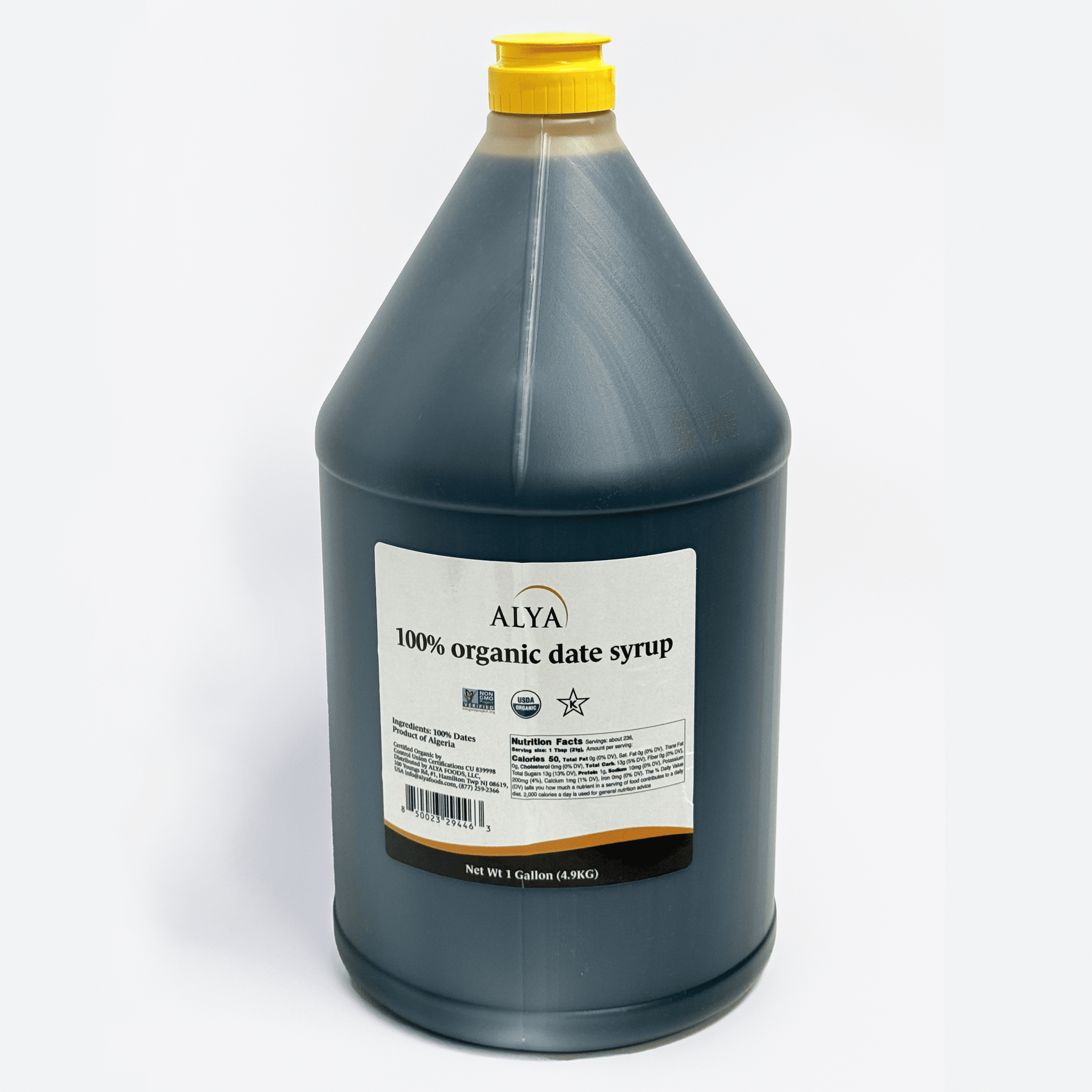 100% Organic Date Syrup | One Ingredient | 1 Gallon (4.9kg)