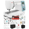 Janome Memory Craft Horizon 8900 QCP Special Edition Computerized Sewing Machine w/Extension Table + Trolley + Semi-Hard Cover + Cloth Guide + Much More!