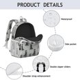 thumbnail image 4 of Black Labrador Backpack for School,Cute School Bag,Schoolbag with Adjustable Shoulder Straps & Padded Back,15"x11.42"x5.5", 4 of 5