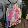 thumbnail image 4 of JOJO Siwa Mochila de Cuerdas para Deportes y Gimnasio, Bolsa de Cuerdas Resistente al Agua, Bolsa Cinch, 30×40cm, 4 of 6