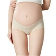 thumbnail image 6 of Tejiojio Maternity/Labor/Nursing Clothing Clearance Women Low Waist U Shaped Pregnant Elasticity Soft Maternity Panties, 6 of 8